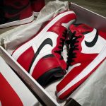 Jordan 1 red high ankle